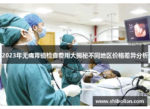 2023年无痛胃镜检查费用大揭秘不同地区价格差异分析