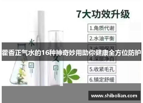 藿香正气水的16种神奇妙用助你健康全方位防护
